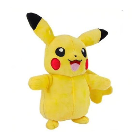 Pokémon PKW3373-20cm Plüsch - weibliches Pikachu, offizielles Plüsch