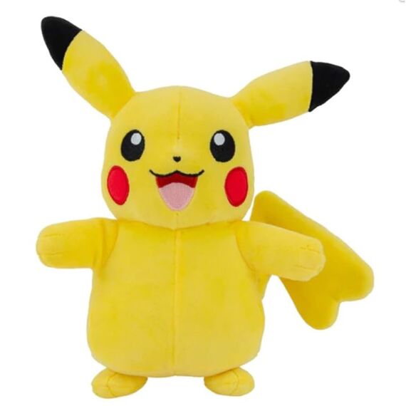 Pokémon PKW3373-20cm Plüsch - weibliches Pikachu, offizielles Plüsch