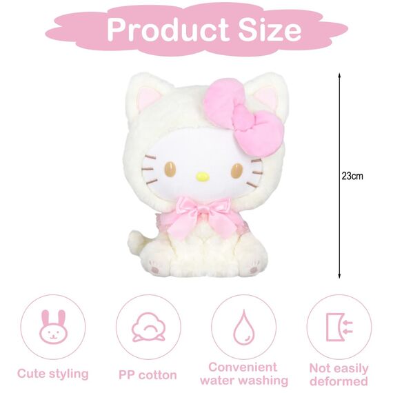 Tydeus Beige Stofftier Plüschtier für Kinder,Plush Kuscheltier,Beige Süße Plüschpuppen,Flauschiges Kinderspielzeug Geschenk für Jungen und Mädchen Geburtstage Weihnachts Neujahrsgeschenke