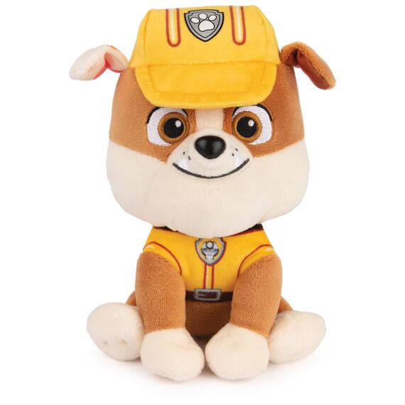 GUND PAW Patrol Rubble Plüschtier, 15 cm - hochwertiges Kuscheltier für Fans der beliebten TV-Serie, ab 1 Jahr empfohlen