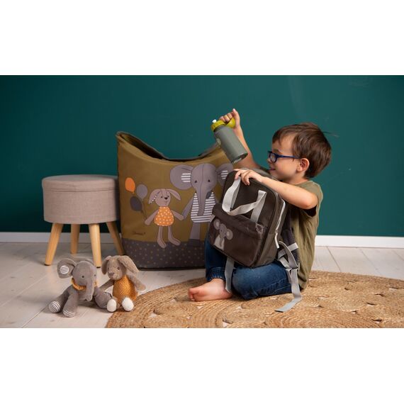 Sterntaler Baby Unisex Spieluhr Baby Spieluhr mittel Elefant Eddy - Babyspieluhr, Einschlafhilfe, Spieluhrwerk - grau