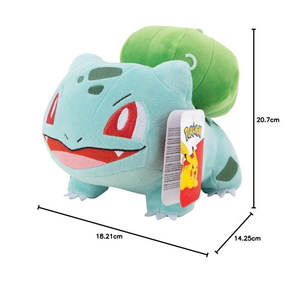 Pokémon PKW3083-20cm Plüsch - Bisasam, offizielles Plüsch