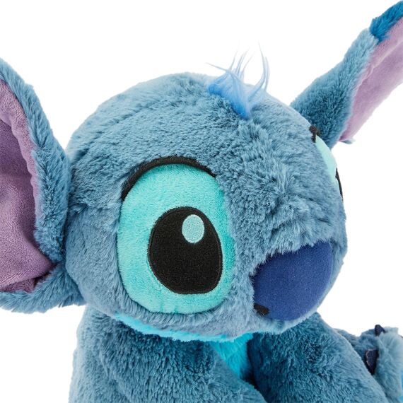 Disney Store Stitch Offizielles mittelgroßes Kuscheltier für Kinder, 38 cm, Kuscheltier mit Stickereien, Plüschoberfläche und beweglichen Schlappohren, geeignet ab 12 Monaten