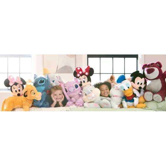 Disney Store Offizielles großes Kuscheltier Stitch, Lilo & Stitch, 55 cm, Kleiner Außerirdischer mit Stickereien und weicher Oberfläche