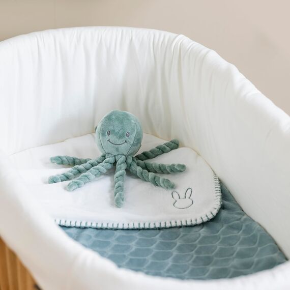 Nattou Cuddly Octopus LAPIDOU, 7,5 cm, Lapidou Copper Green