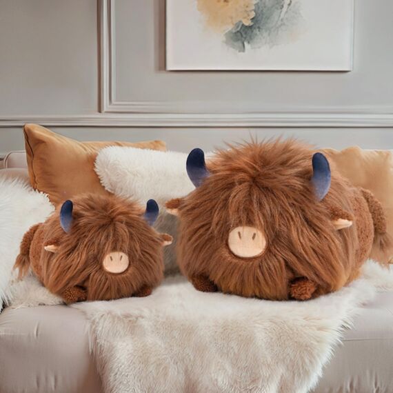 Mewaii Weiche Hochland Kuh Plüsch 40CM Kawaii Kuschelige Squishy Geschenke für Mädchen