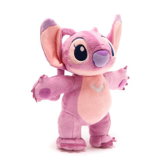 Disney Store Offizielle mittelgroßes Kuscheltier Angel, Lilo & Stitch, 28 cm, Kuscheltier für intergalaktisches Kuscheln aus superweichem Material mit Stickereien, geeignet ab 12 Monaten