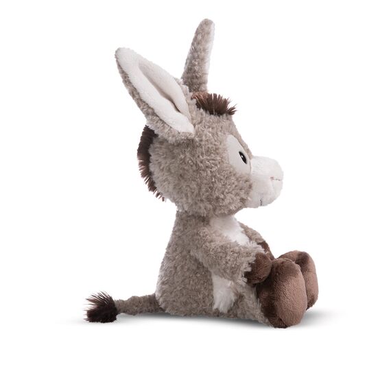 NICI Kuscheltier Esel Donkeylee 22 cm – naturgetreues Stofftier aus weichem Plüsch zum Kuscheln und Spielen, niedliches Plüschtier für Kinder & Erwachsene, 49033, tolle Geschenkidee, grau