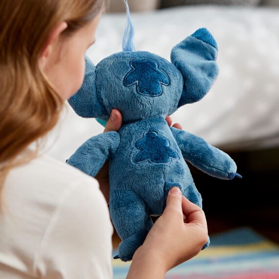 Disney Store Offizielles stehendes Kuscheltier Stitch, Lilo & Stitch, 22 cm, Kuscheltier für intergalaktisches Kuscheln mit Stickereien, aus extraweichem Stoff, geeignet ab 0 Jahren