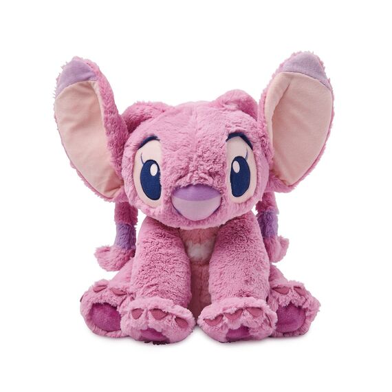 Disney Store Mittelgroßes weiches Stoffspielzeug Angel aus Lilo & Stitch, 38 cm / 14", knuddelige Figur aus weichem Stoff mit Stickereien, für alle Altersstufen geeignet