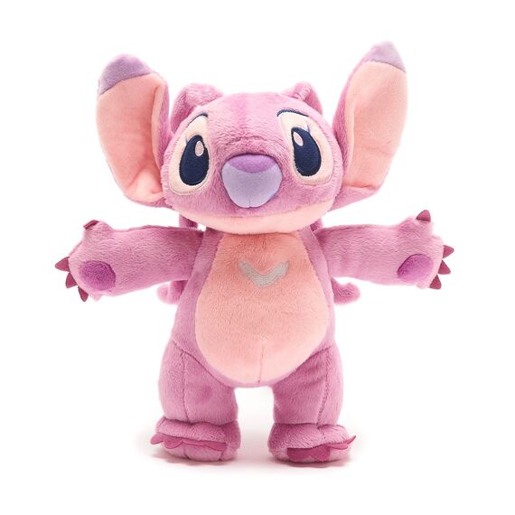 Disney Store Offizielle mittelgroßes Kuscheltier Angel, Lilo & Stitch, 28 cm, Kuscheltier für intergalaktisches Kuscheln aus superweichem Material mit Stickereien, geeignet ab 12 Monaten