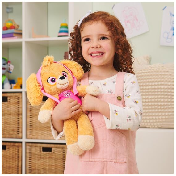 GUND PAW Patrol Schlenkerplüsch Skye, 30 cm - hochwertiges Plüschtier aus weichem Velours-Frottee mit gestickten Augen, original im Look der TV-Serie, für Kinder ab 1 Jahr