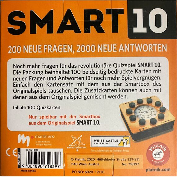 Piatnik 7183 Smart 10 Zusatzfragen 2