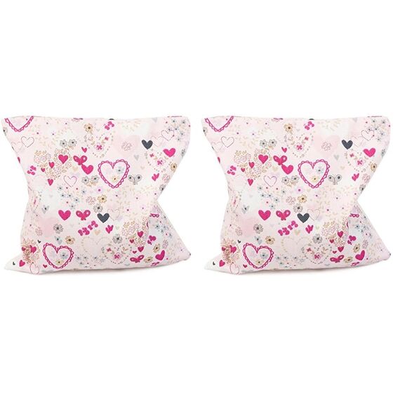 Grünspecht Traubenkern-Kissen 12x12cm, Wärmekissen für Babys & Kleinkinder, bei Blähungen & Bauchschmerzen, rosa (152-V1) (Packung mit 2)