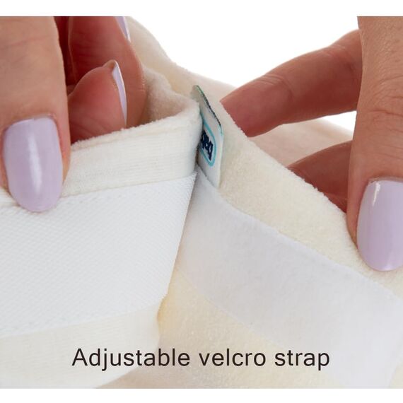 Babyjem Kirschkernkissen - Größenverstellbarer Wärmekissen für Babys - Dinkelkissen ideal geeignet bei Bauchschmerzen & Blähungen - Körnerkissen aus 100% Baumwolle Weiß