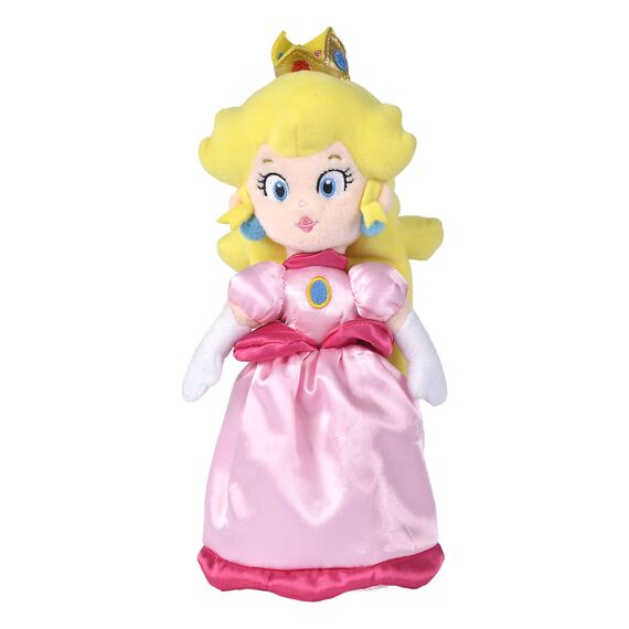 Simba 109231530 Super Mario Peach, 27cm Plüschtier, Nintendo, Plüschfigur ab den ersten Lebensmonaten