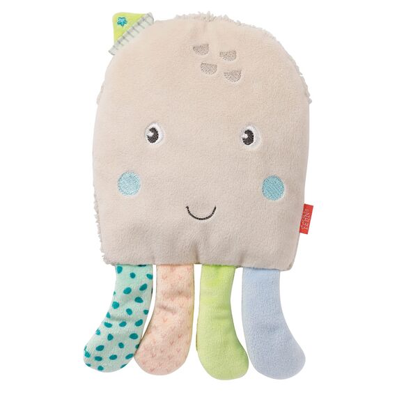 Fehn Kirschkernkissen Baby Oktopus - wohltuendes Wärmekissen und Kältekissen für Babys und Kinder ab 0+ Monaten - Körnerkissen für Backofen - Kirschkerne Kissen als Babygeschenk zur Geburt