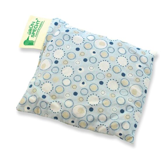 GRÜNSPECHT Traubenkern-Kissen 12x12cm, Wärmekissen für Babys & Kleinkinder, bei Blähungen & Bauchschmerzen