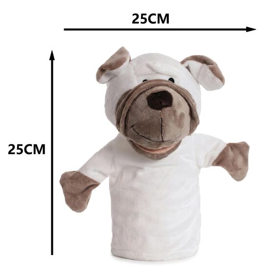 LOMTRATS Tierhandpuppen für Kinder, Kleinkind enthält Wolf, Tiger, Löwe, AFFE und bewegliche offene Münder, perfekt zum Geschichtenerzählen, Unterrichten, im Vorschulalter und als Geburtstagsgeschenk