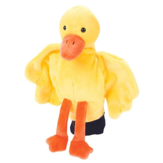 Beleduc 40115 - Handpuppe Ente, Bewährt im Kindergarten, Mehrfarbig