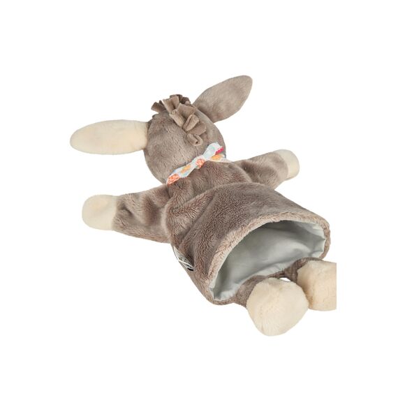 Sterntaler 3602000 Handpuppe Esel Emmi, Ideal für Puppentheater und Rollenspiele, 34 x 25 x 9 cm, Grau/Mehrfarbig
