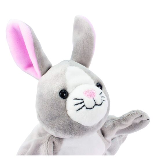 Beleduc 40124 - Handpuppe Hase, Bewährt im Kindergarten, Mehrfarbig