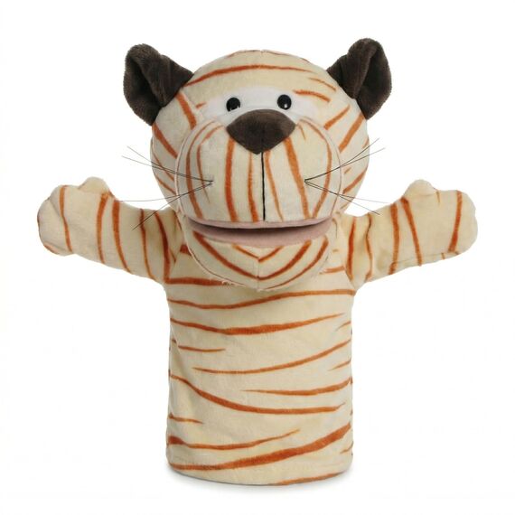 LOMTRATS Tierhandpuppen für Kinder, Kleinkind enthält Wolf, Tiger, Löwe, AFFE und bewegliche offene Münder, perfekt zum Geschichtenerzählen, Unterrichten, im Vorschulalter und als Geburtstagsgeschenk