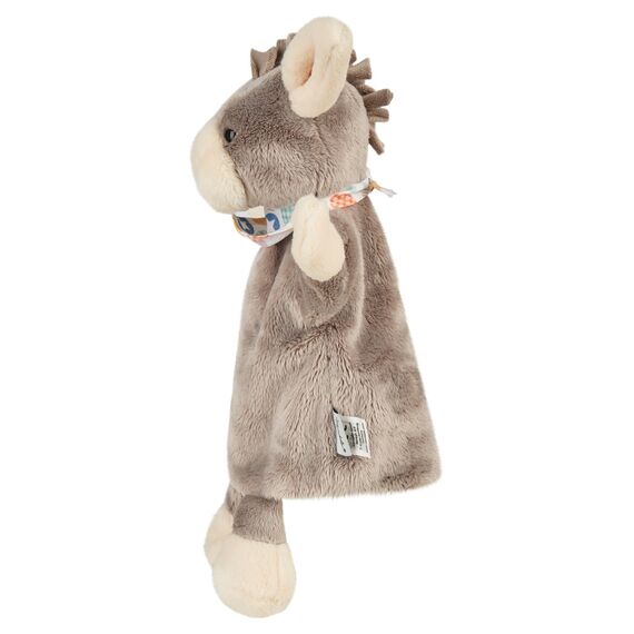 Sterntaler 3602000 Handpuppe Esel Emmi, Ideal für Puppentheater und Rollenspiele, 34 x 25 x 9 cm, Grau/Mehrfarbig