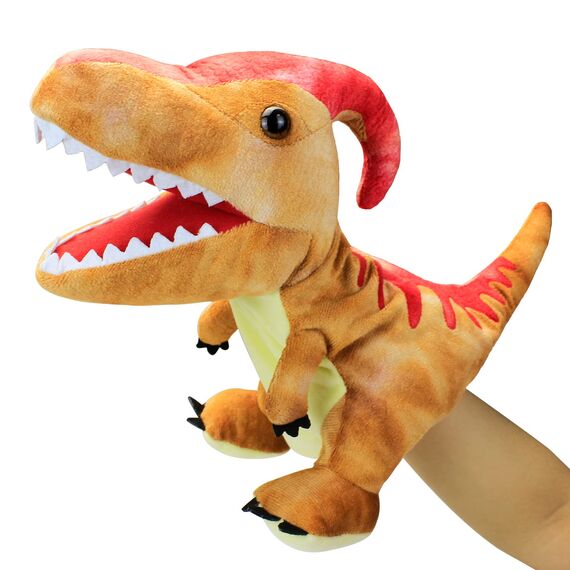 Dinosaurier Spielzeug Dinosaurier Puppen für Kinder, Dinosaurier Handpuppen, Dinosaurier Plüsch Kuscheltiere, Fingerpuppen, Geschenke, Dinosaurier Spielzeug ab 3 4 5 6