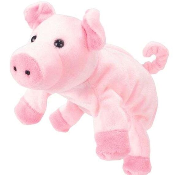 Beleduc 40113 - Handpuppe Schwein, Bewährt im Kindergarten Mehrfarbig