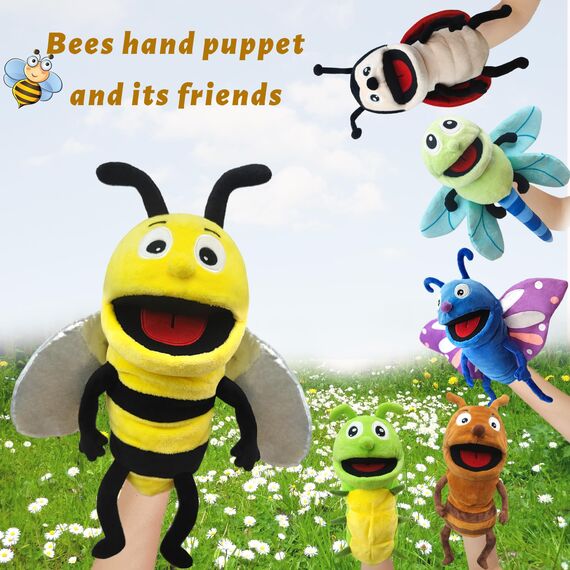 Diese Puppe ist eine Puppe mit richtigen Flauschigen händen und einem beweglichen Mund, die mit bikintpuppen, puppenpuppen und puppenspielen gefüllt ist