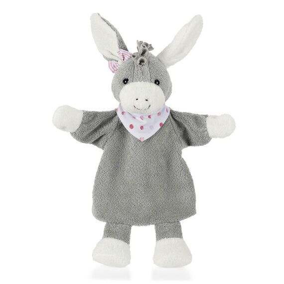 Sterntaler 3602038 Handpuppe Esel Emmi Girl, Ideal für Puppentheater und Rollenspiele, 34 x 25 x 9 cm, Grau