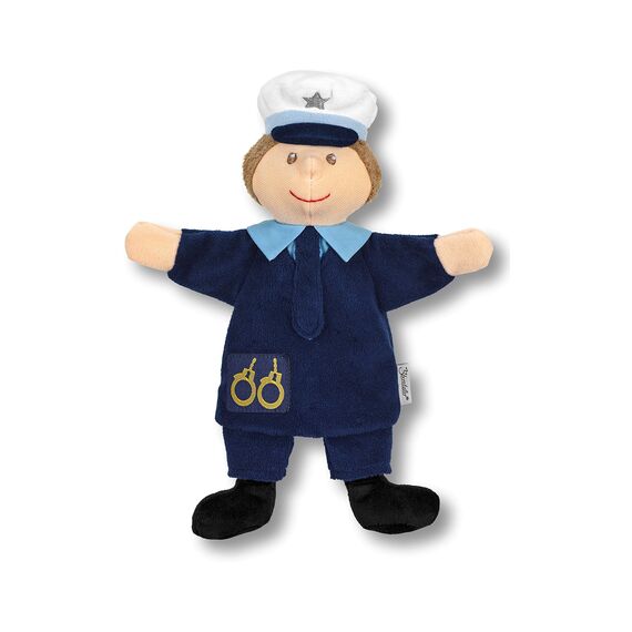 Sterntaler 3622145 Kinder-Handpuppe Polizist, Ideal für Puppentheater und Rollenspiele, 26 x 21 x 7 cm, Mehrfarbig