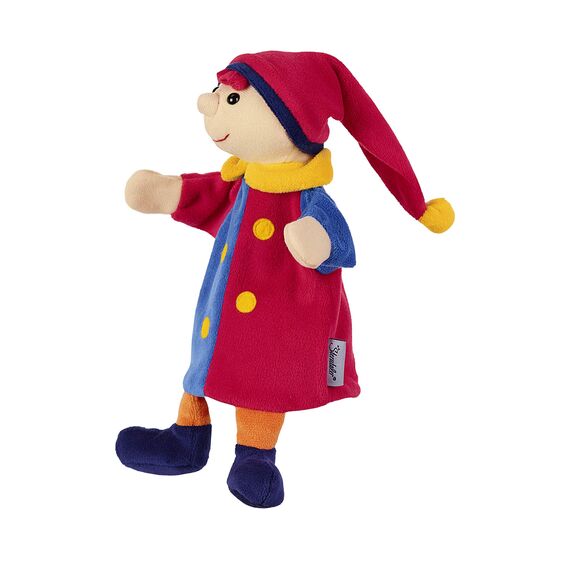 Sterntaler 3622020 Handpuppe Kasper - weiches Kinder Spielzeug zum Puppentheater, Erzählen, Kuscheln & Sprachförderung – Perfekter Spielkamerad & Geschenkidee, 24 x 21 x 8 cm, Mehrfarbig
