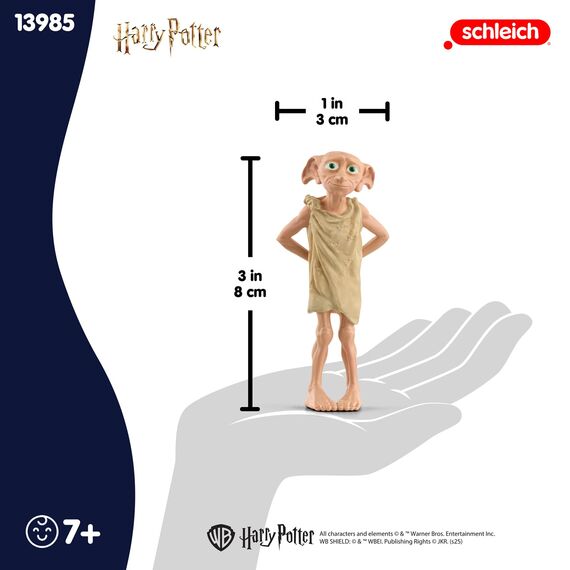 SCHLEICH 13985 Dobby, ab 6 Jahren, Harry Potter - Spielfigur, 3,5 x 3 x 8 cm