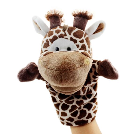 Sharplace Handpuppen Tierhandpuppen für Kinder Plüschtiere Erzählen Geschichte, Unterrichten, im Vorschulalter und als Geburtstagsgeschenk, Rollenspiel, Giraffe+ Fuchs