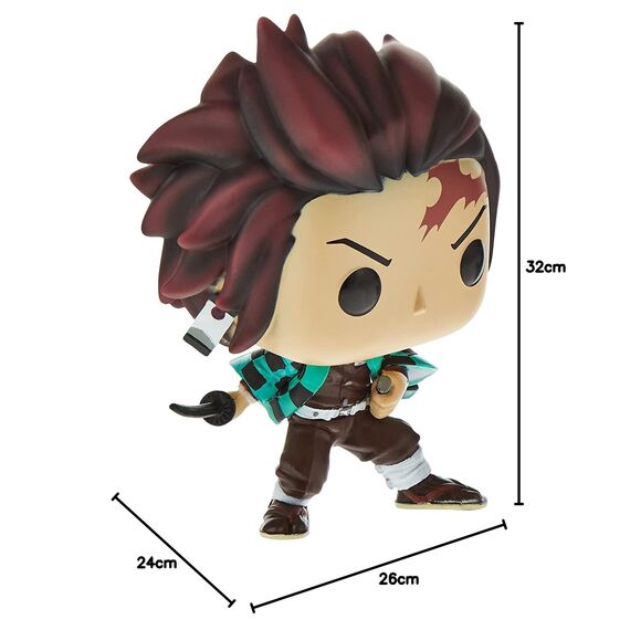Funko Pop! Animation: Demon Slayer - Tanjiro Kamado - Vinyl-Sammelfigur - Geschenkidee - Offizielle Handelswaren - Spielzeug Für Kinder und Erwachsene - Anime Fans - Modellfigur Für Sammler