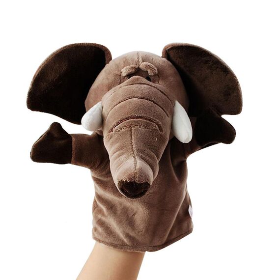 Sharplace Handpuppen Tierhandpuppen für Kinder Plüschtiere Erzählen Geschichte, Unterrichten, im Vorschulalter und als Geburtstagsgeschenk, Rollenspiel, Elefantenaffe