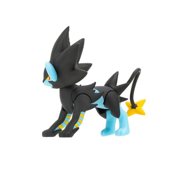 Pokémon PKW2669 - Battle Feature Figure - Luxtra, offizielle bewegliche Figuren, 11,5 cm