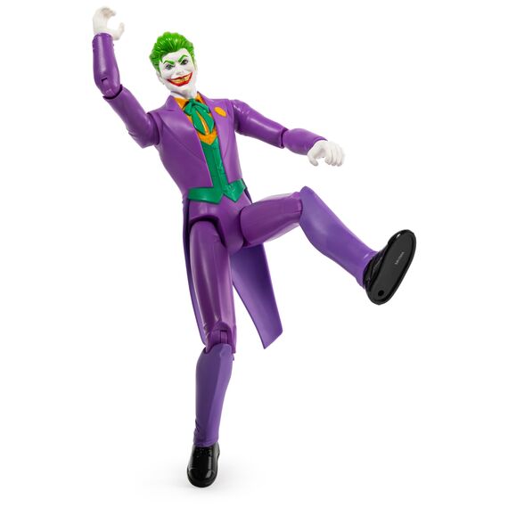 Batman 30cm THE JOKER-Actionfigur, 30 cm groß, voll beweglich für spannende Abenteuer und actionreiche Stunts, Spielzeug für Kinder ab 4 Jahren, original Comic-Design