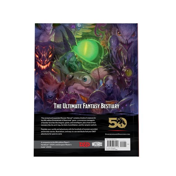 2024 Monster Manual (Dungeons & Dragons Core Rulebook) (Englische Version)