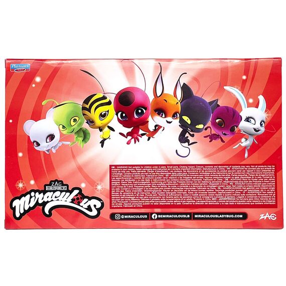 BANDAI - Miraculous - Pack mit 8 Kwamis – Mini-Figuren Sammlung - Spiel Schatulle Set mit 8 Kwamis - Kleine süße Miraculous Ladybug Figuren - Spielzeug ab 4 Jahren - P50532