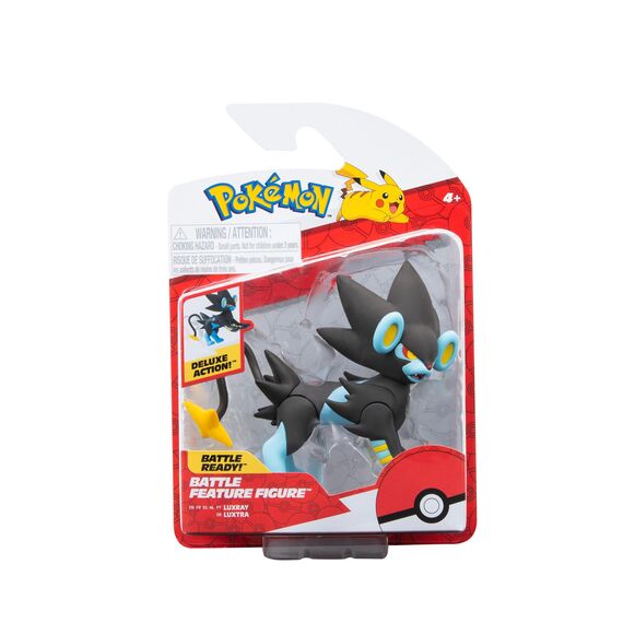 Pokémon PKW2669 - Battle Feature Figure - Luxtra, offizielle bewegliche Figuren, 11,5 cm