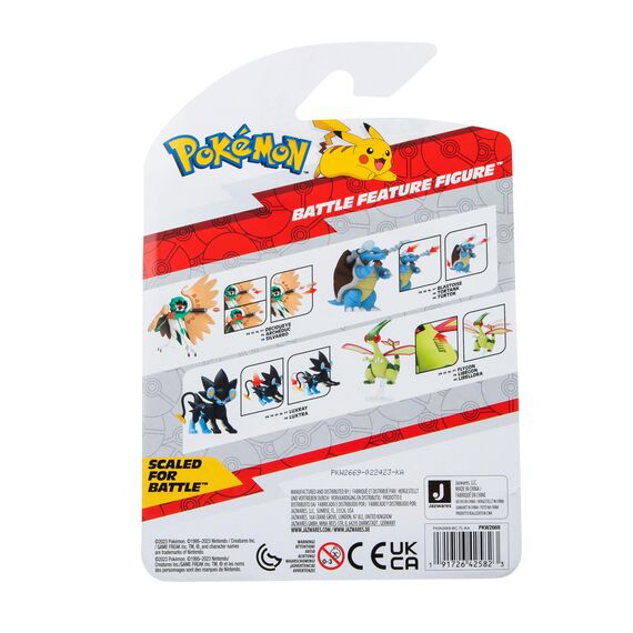 Pokémon PKW2669 - Battle Feature Figure - Luxtra, offizielle bewegliche Figuren, 11,5 cm