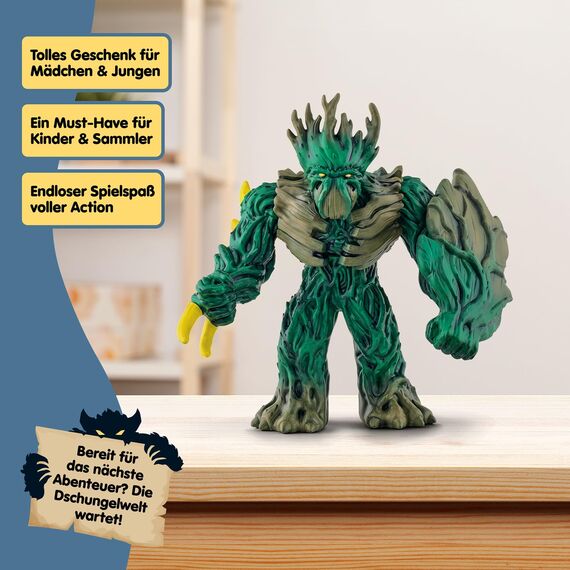 SCHLEICH ELDRADOR Creatures | Dschungelherrscher 70151 | ELDRADOR Monster Figur mit drehbarem Kopf und beweglichen Armen & Oberkörper | Geschenk für Kinder ab 7 Jahren | 14 x 7 x 114 cm