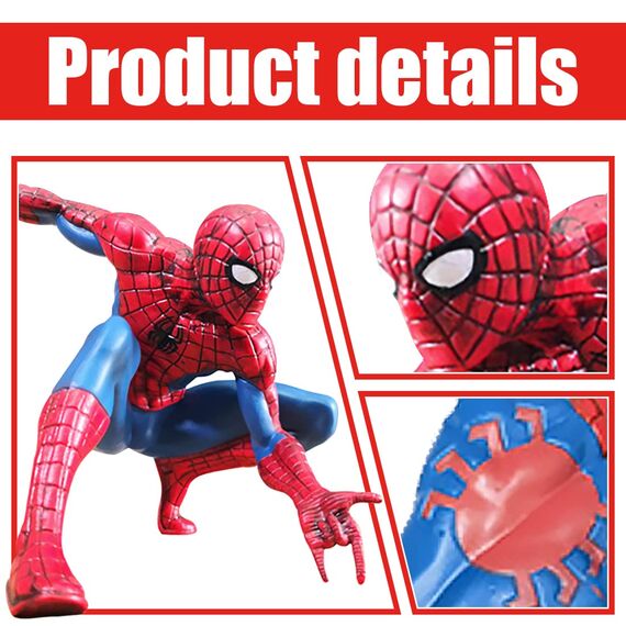 Hero Figuren für Kinder 14 * 8 * 9CM，Actionfiguren Spielzeug für Kinder，Action Figure Tischdekoration Geschenk, Figuren Tortendekoration, Regalos para Jungen