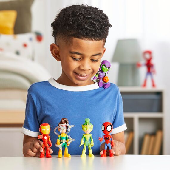 Marvel Spidey und Seine Super-Freunde, Freunde & Schurken Set, Action-Figurenset