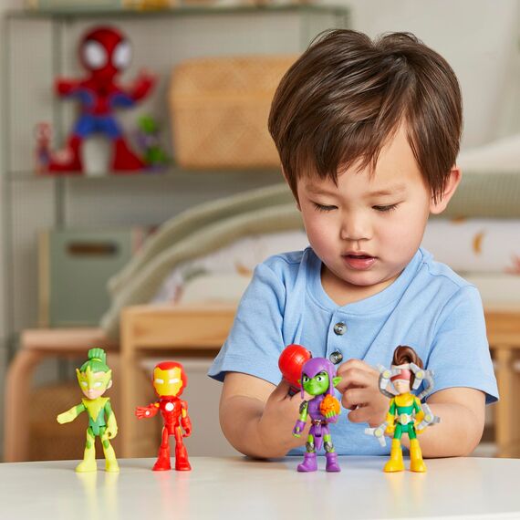 Marvel Spidey und Seine Super-Freunde, Freunde & Schurken Set, Action-Figurenset