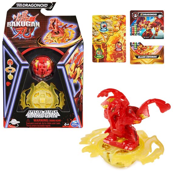 Bakugan 3.0 Special Attack 1er Pack, individuell zusammenstellbare Actionfigur mit Charakterkarte zum Sammeln, unterschiedliche Varianten, für Kinder ab 6 Jahren