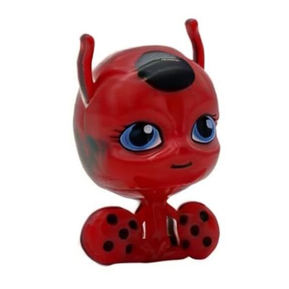 Miraculous Bandai Ladybug und Cat Noir Surprise 4 Pack | 4 Kwami Figuren im Inneren | Mystery Toys Sammeln Sie alle Figuren mit Juwelen zum Spielen und Präsentieren